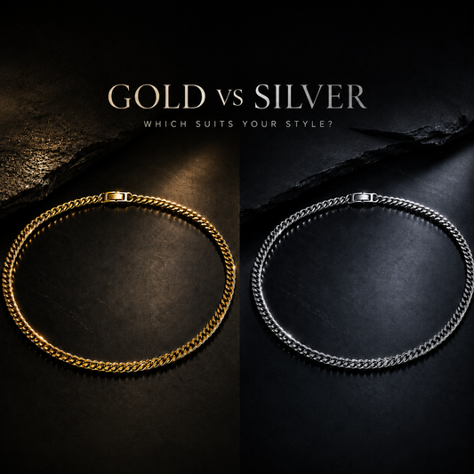 Gold vs Silver Jewellery for Men: Which Colour Suits You Best?