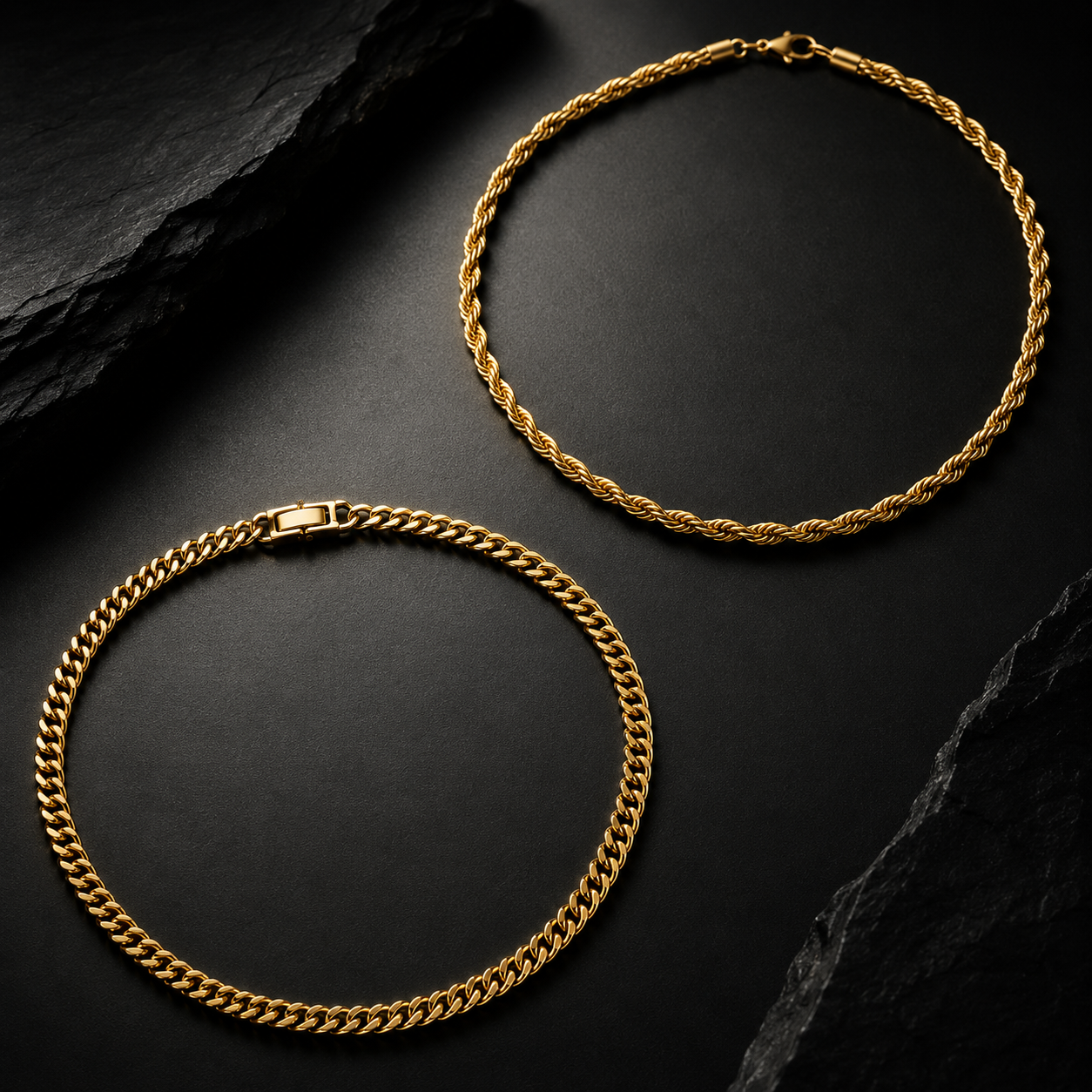 Cuban Chain vs Rope Chain: Men’s Chain Style Guide | Elevated Pieces ...