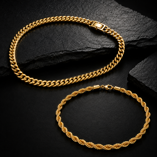 The Apex Core Set — Cuban & Rope Chain