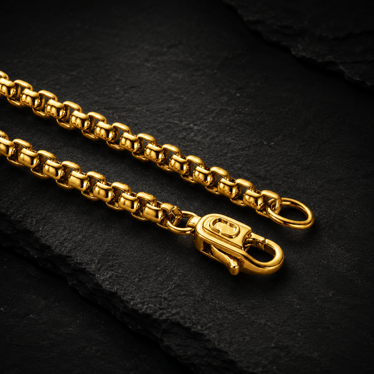 Faith Iced Cross Bracelet — Gold