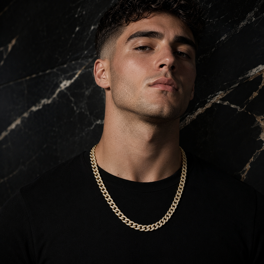 Iced Cuban Chain — 10mm Gold