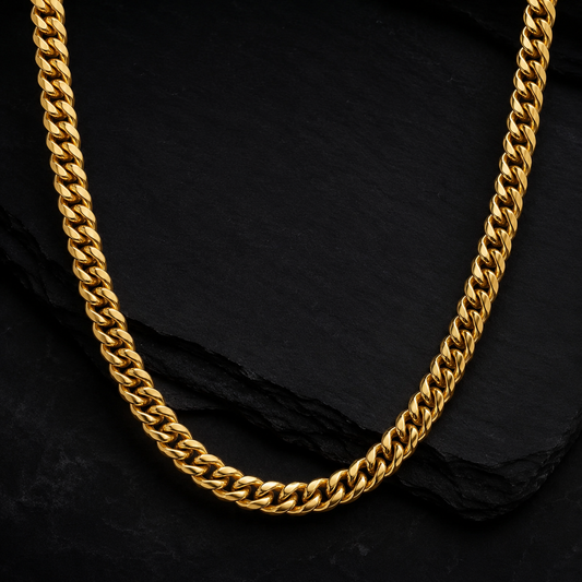 Signature Cuban Chain — 8mm Gold