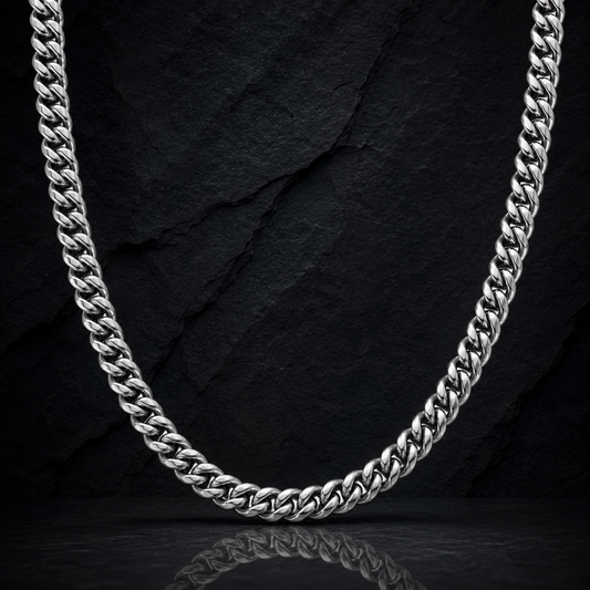 Signature Cuban Chain — 8mm Silver