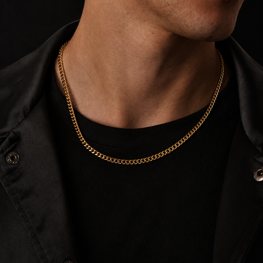 Essential Cuban Chain — 4mm Gold