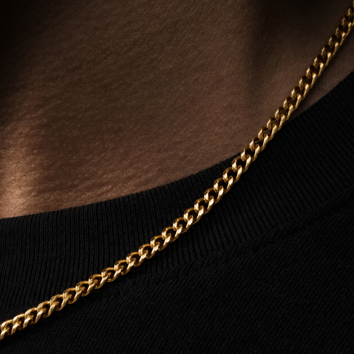 Essential Cuban Chain — 4mm Gold