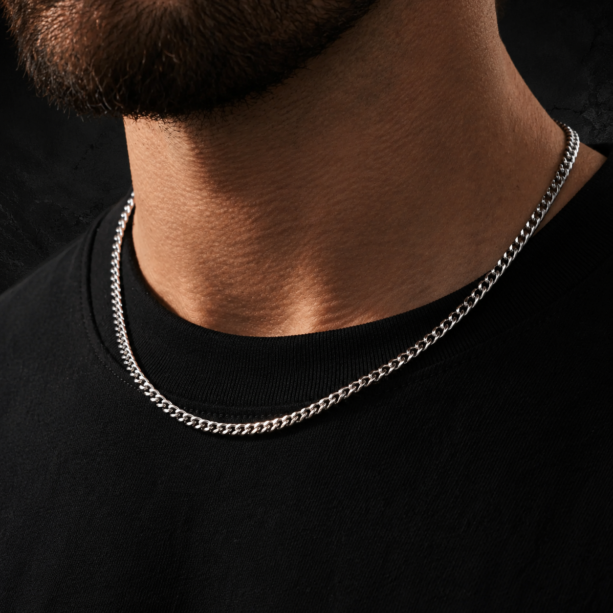 Essential Cuban Chain — 4mm Silver