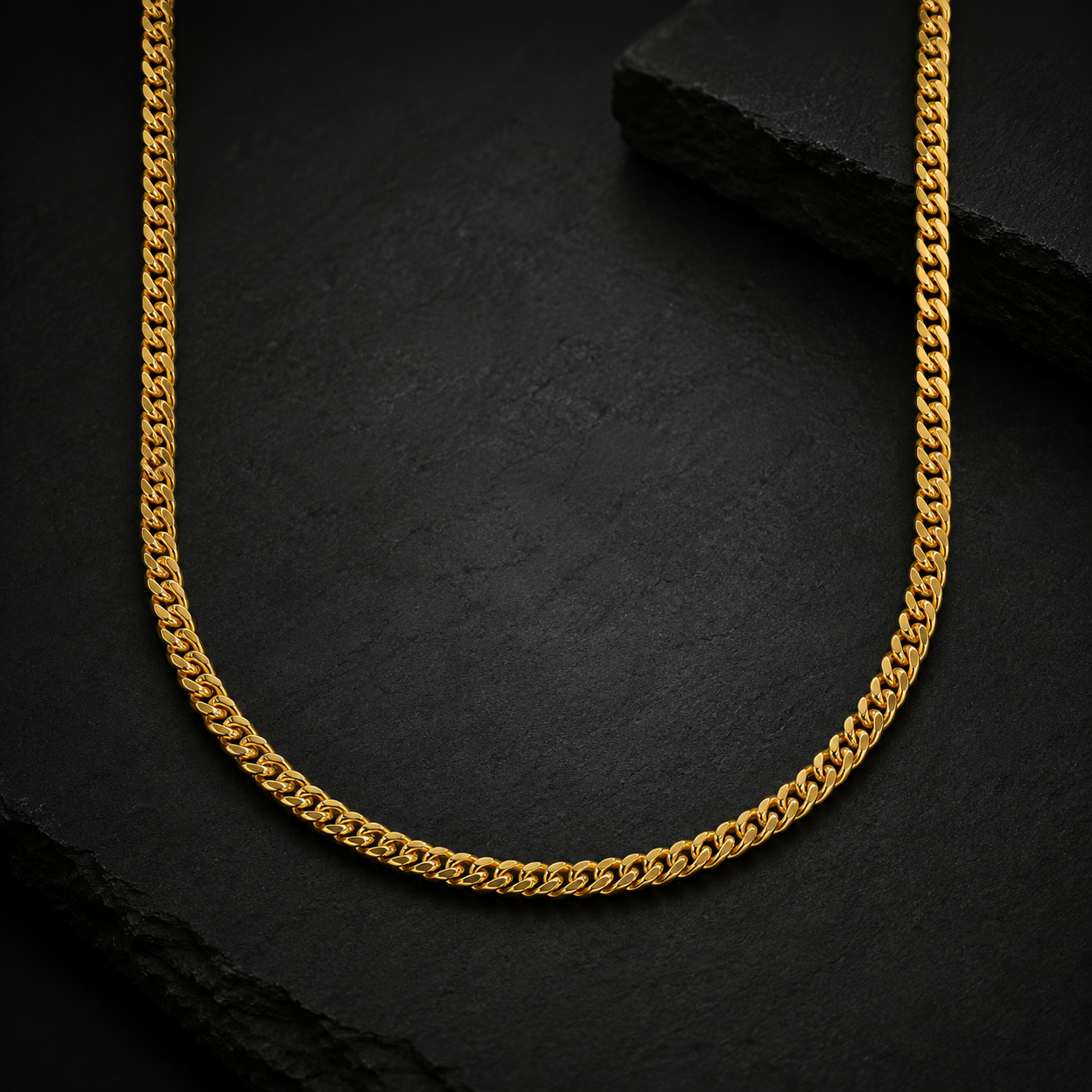 5mm Miami Cuban Chain – Gold