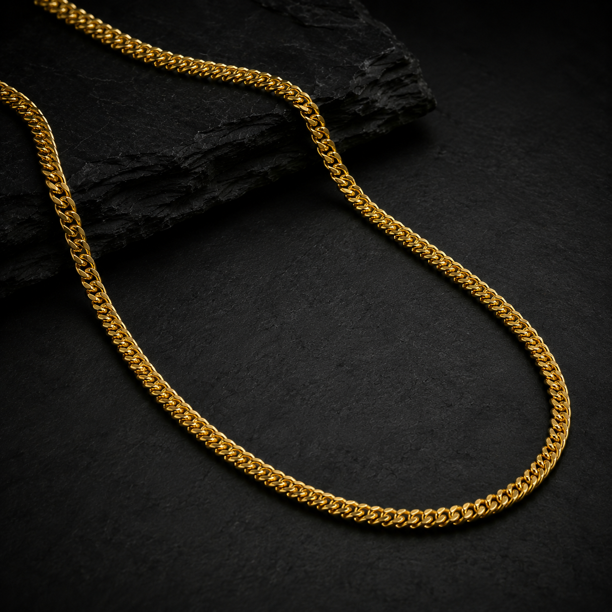 5mm Miami Cuban Chain – Gold