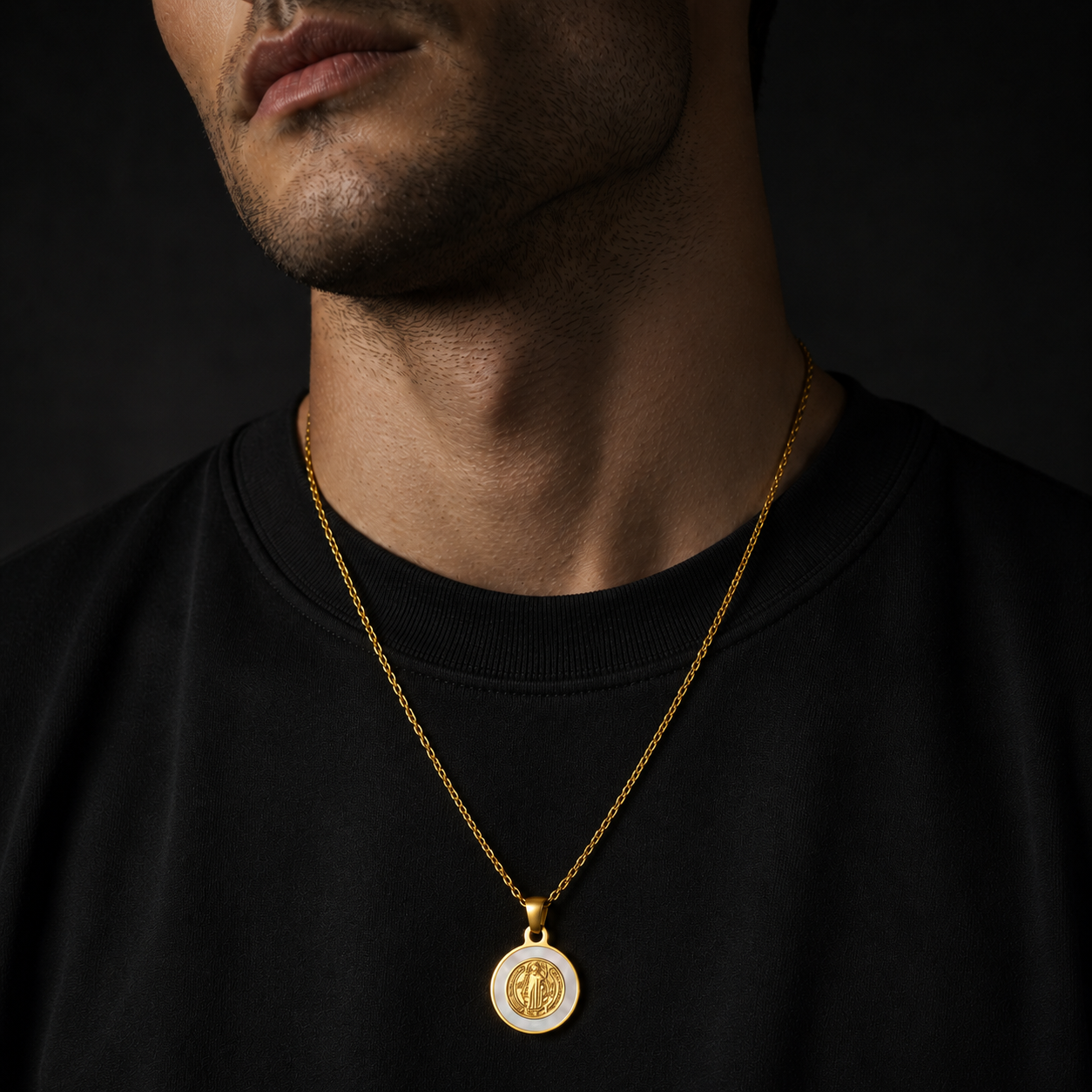 Faith Pendant Necklace – Gold/Silver