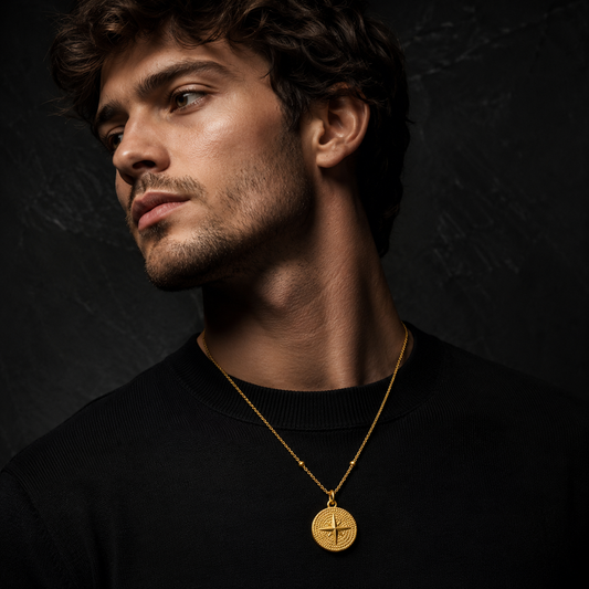 Essential Beaded Pendant Chain – Gold